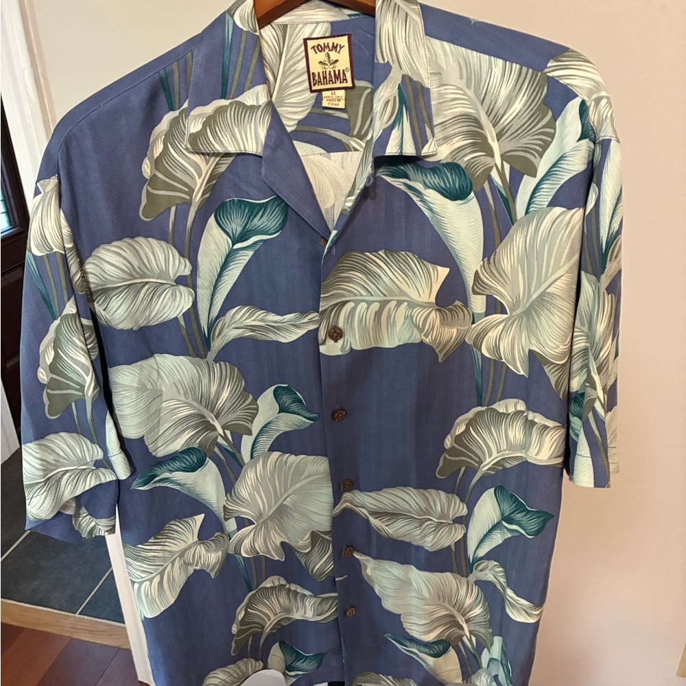 Tommy Bahama Blue Floral Men's Shirt